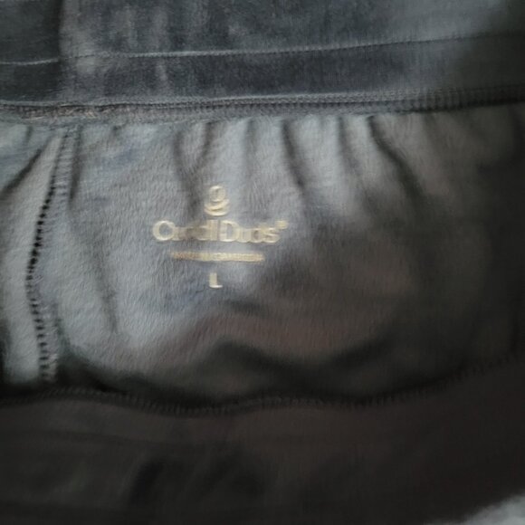 Cuddl Duds Velour Pants Large Slate Blue - Picture 3 of 6